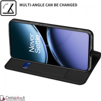 Dux Ducis Skin Pro dirbtinės odos dėklas - juodas (Oneplus Nord 4) Dux Ducis Skin Pro dirbtinės odos dėklas - juodas (Oneplus Nord 4)
